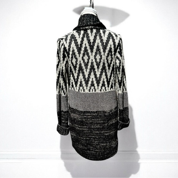 🌻Lucky Brand Stargazer Long Wool Blend Cardigan Sweater Size Small - Picture 7 of 13